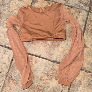 Weissman Nude Crop top